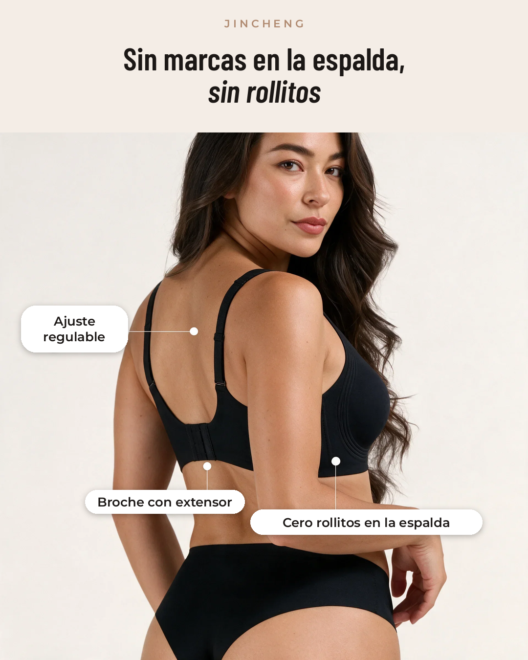 Sujetador segunda piel