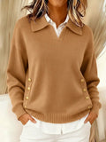Jersey cuello polo pico