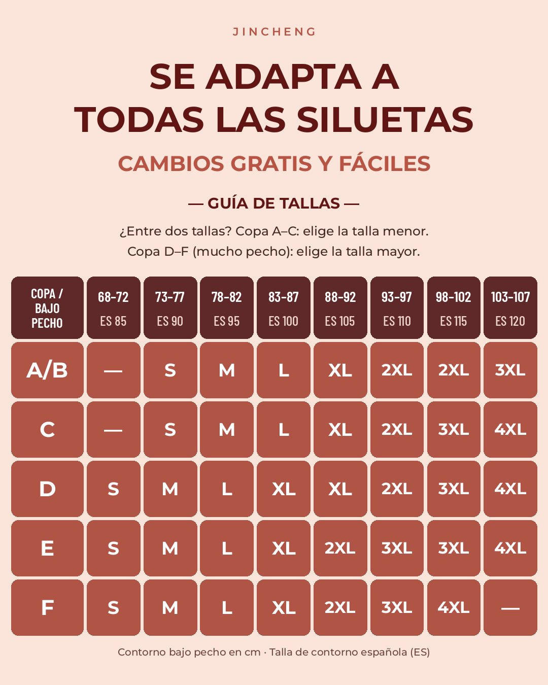 Sujetador segunda piel