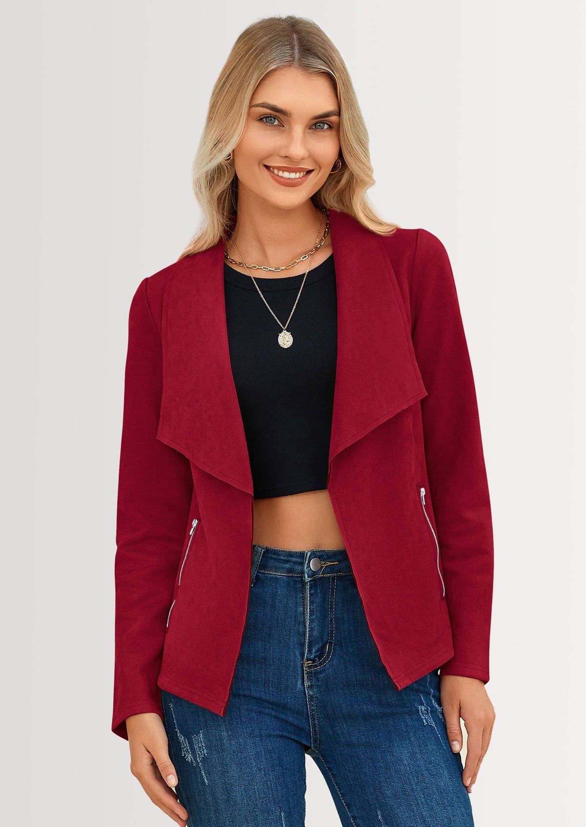 Chaqueta corta de sintético