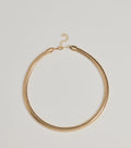 Collar elegante y estilizado de cadena tipo serpiente