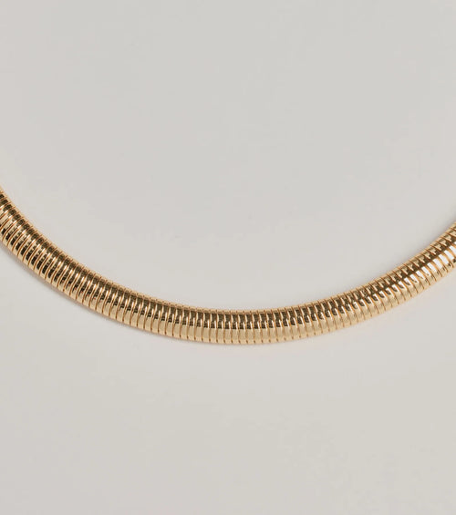Collar cadena serpiente