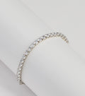 Pulsera deslizante de circonita cúbica Brillo inolvidable