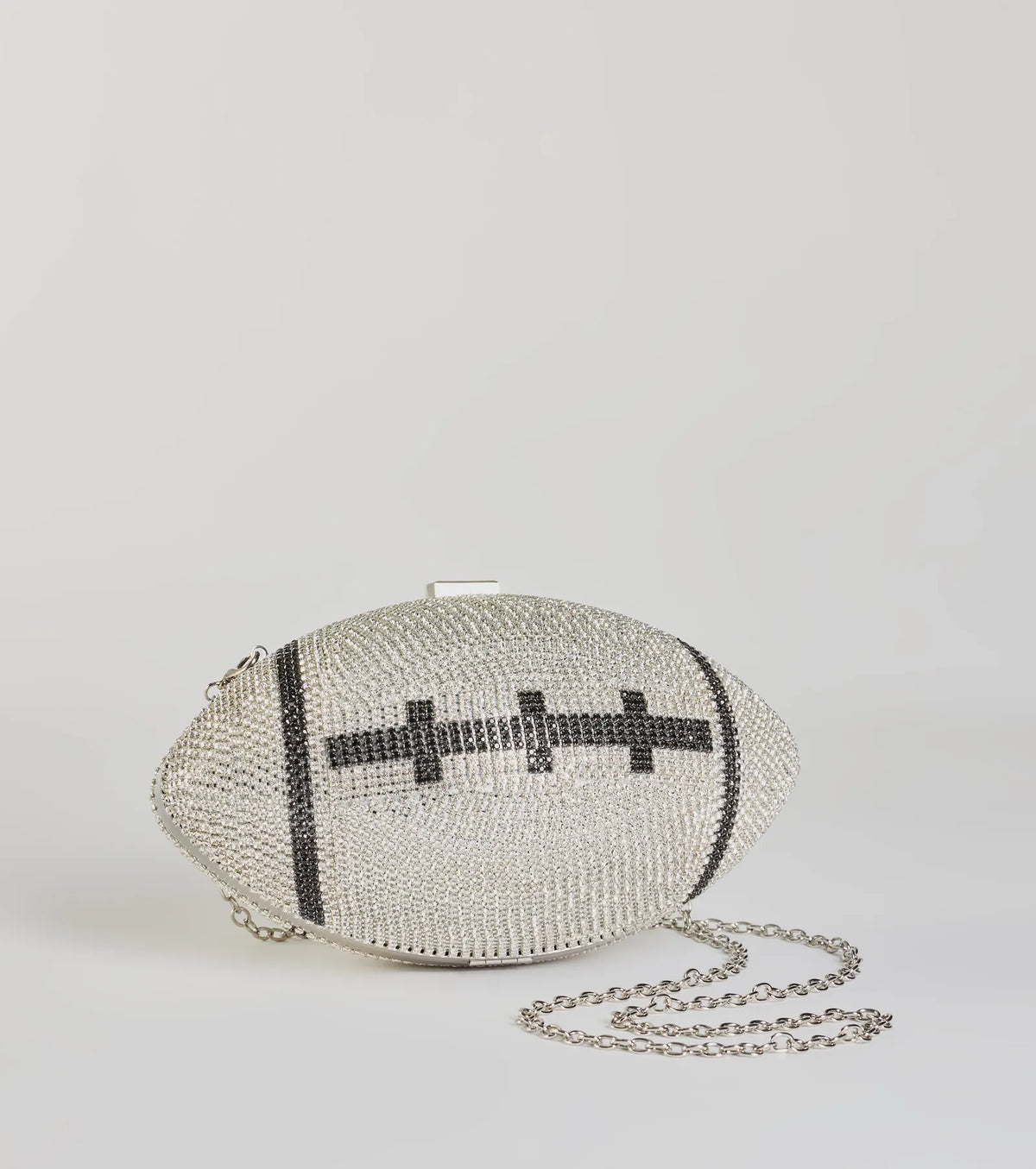 Bolso de mano de fútbol con pedrería Play the Field