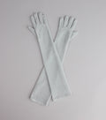 Guantes largos de malla con purpurina brillante Shine On