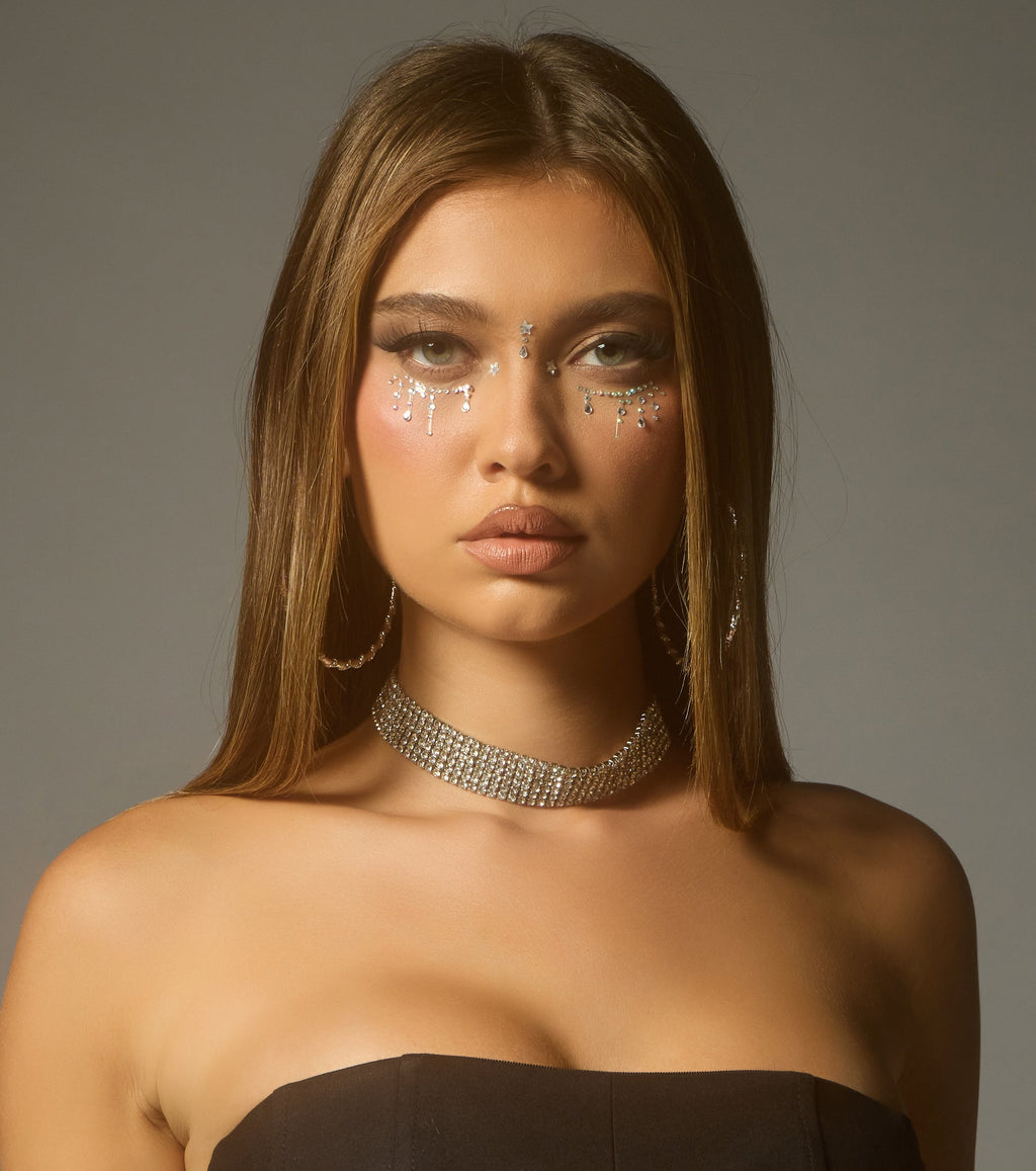 Set de gemas faciales brillantes Glam Up