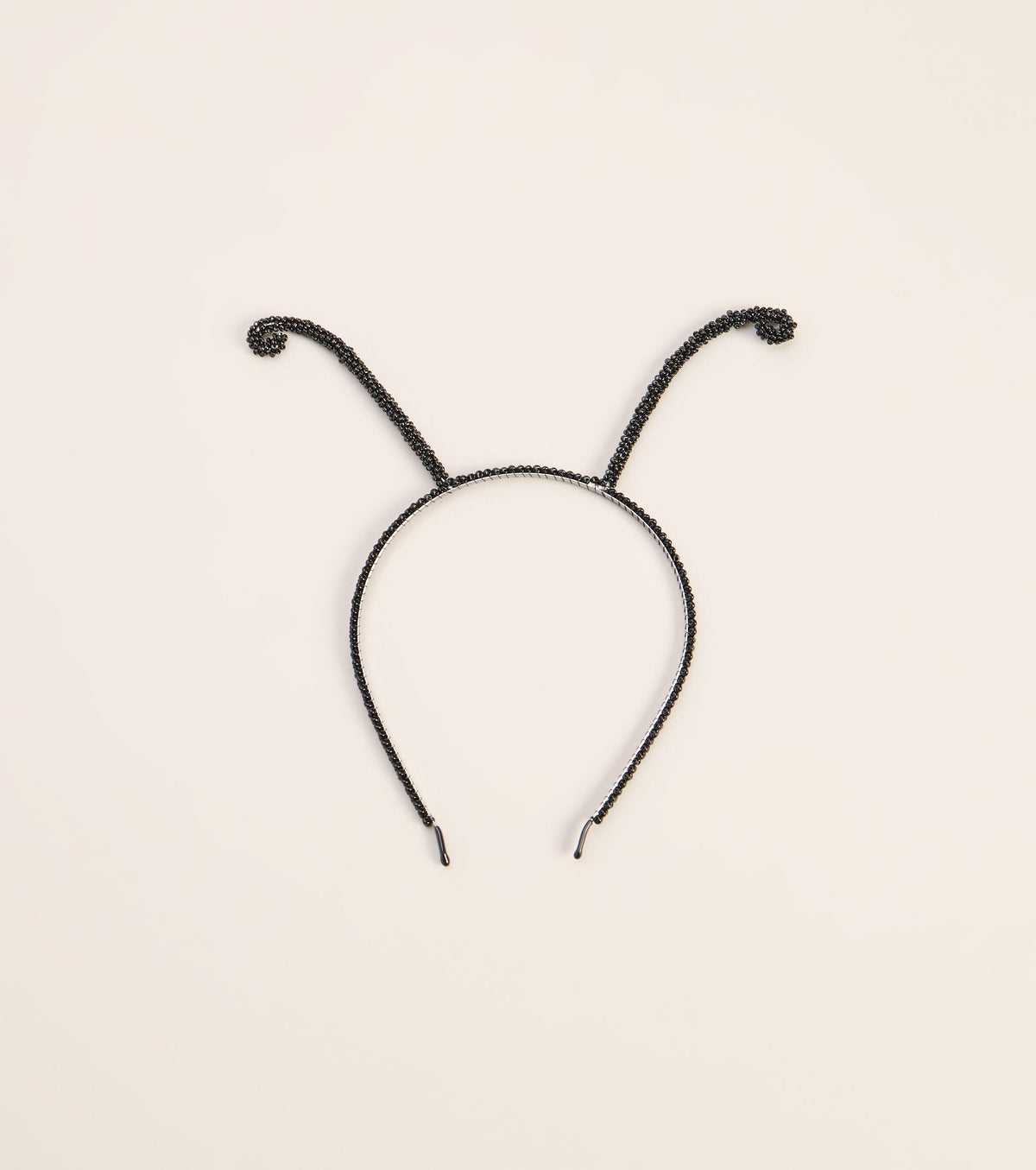 Diadema de antenas con cuentas brillantes Glam Buzz