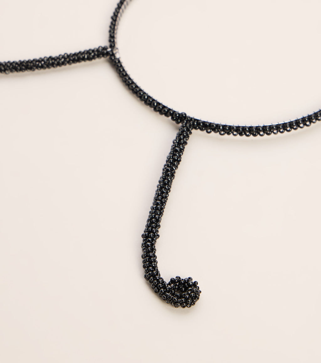 Diadema de antenas con cuentas brillantes Glam Buzz