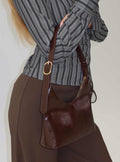 Bolso de hombro Lacen en marrón medio