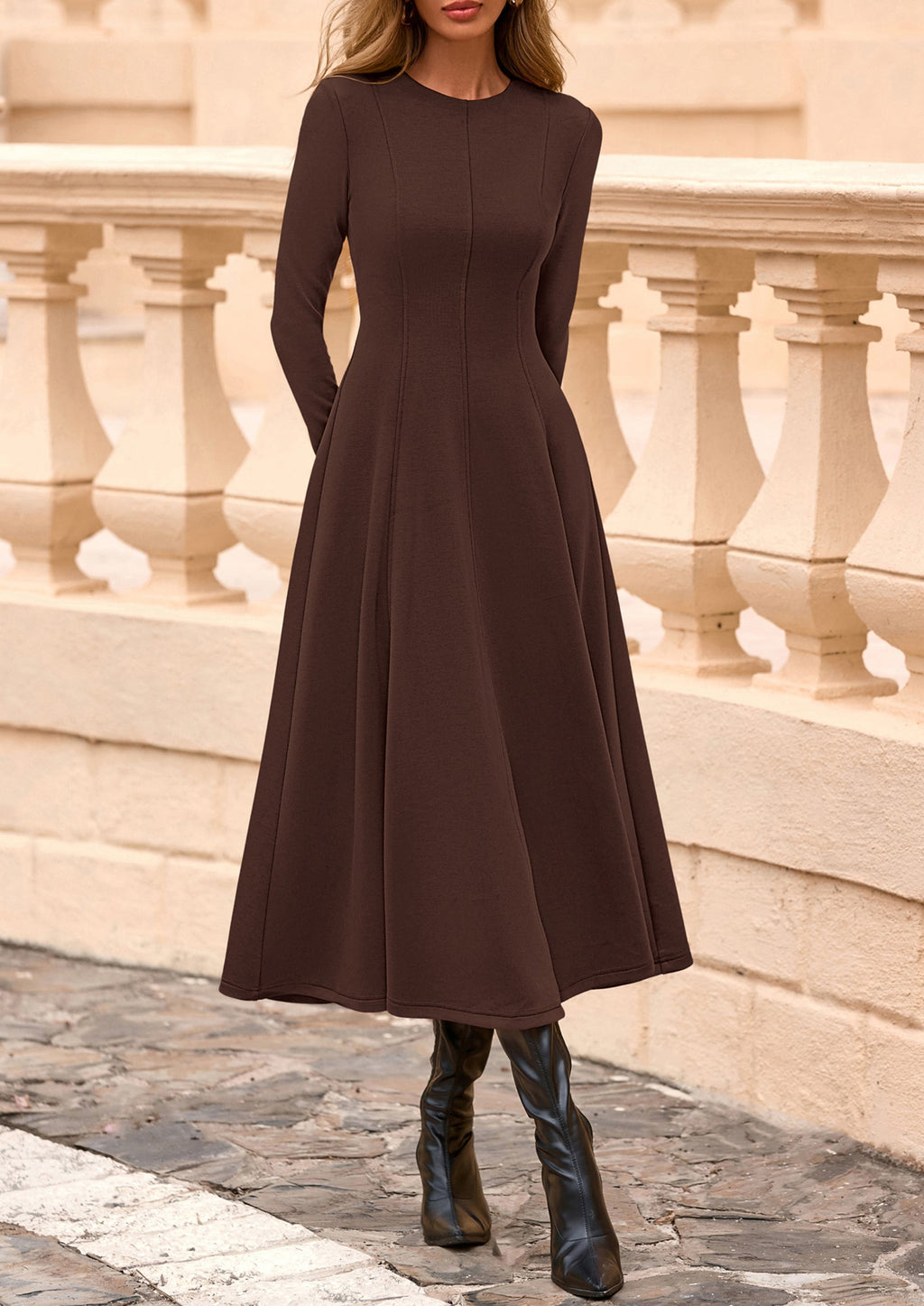 Vestido midi elegante