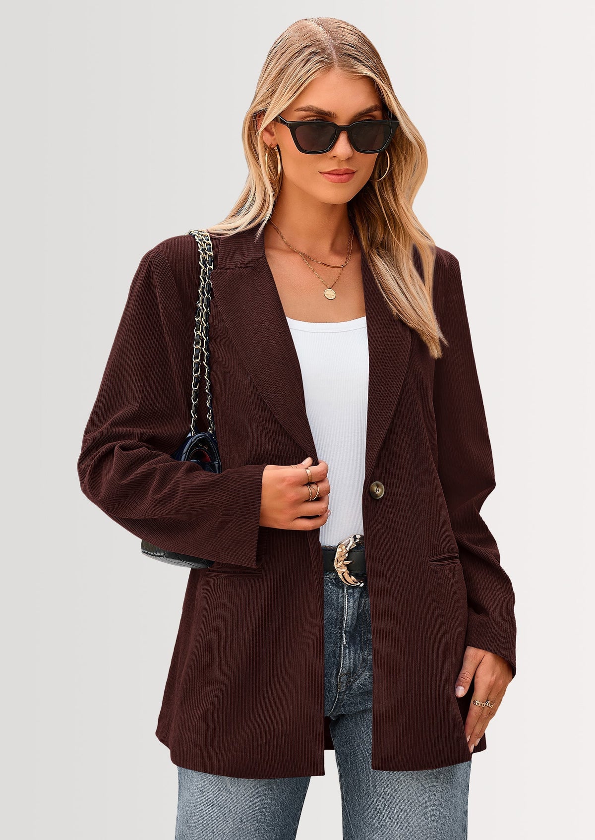 Blazer de pana de invierno