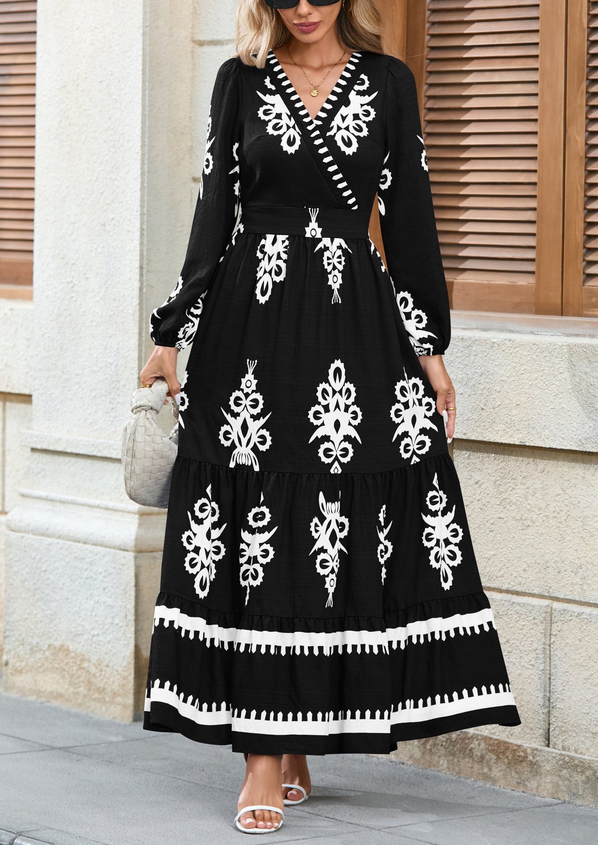 Vestido largo floral
