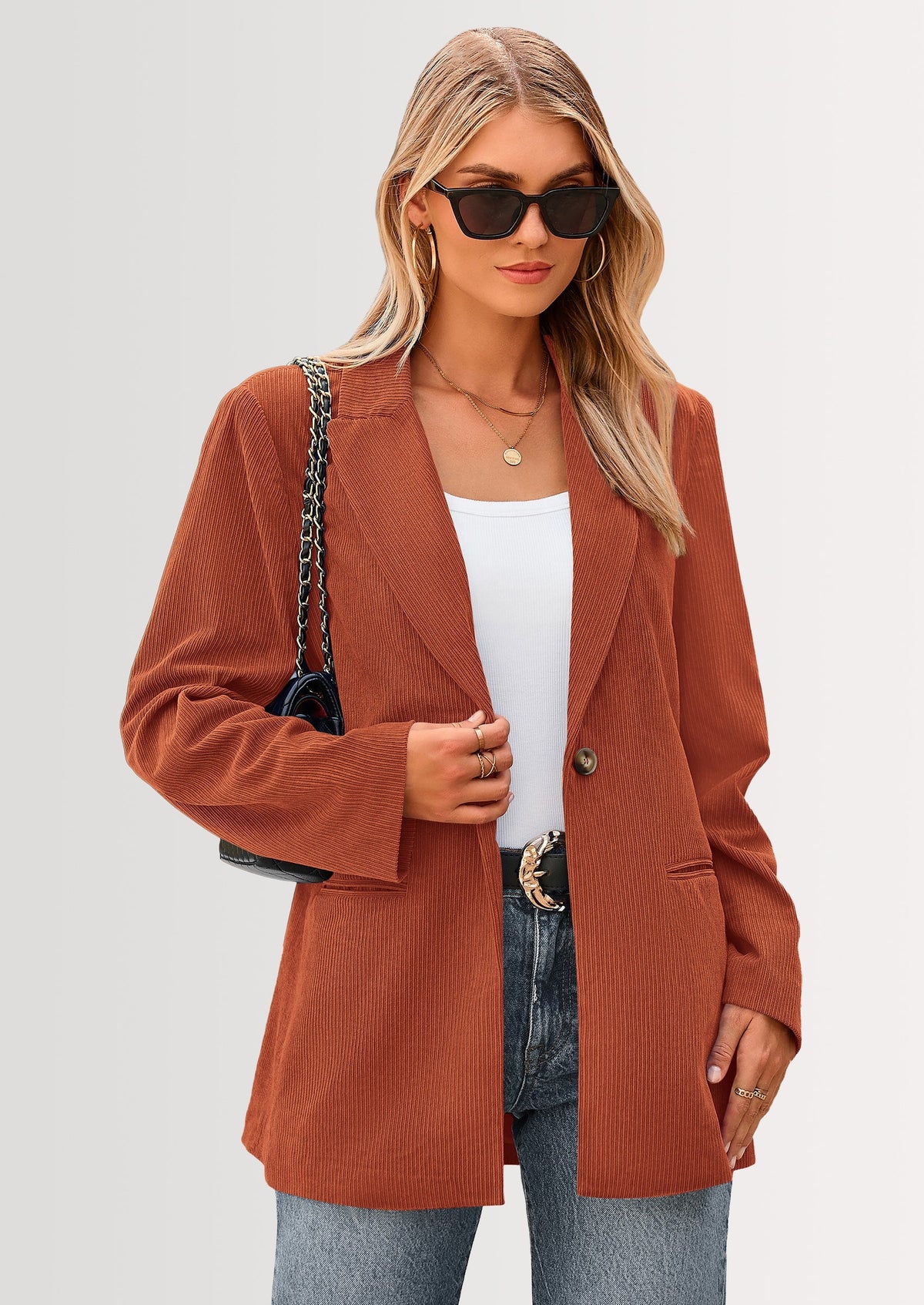 Blazer de pana de invierno