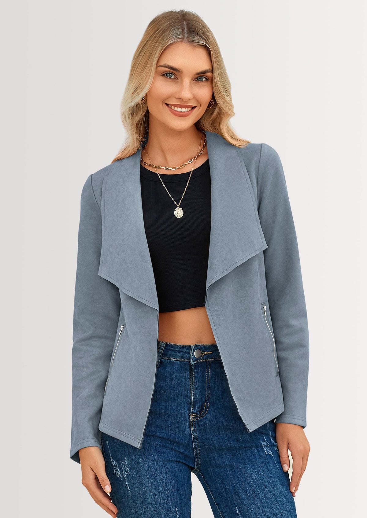 Chaqueta corta de sintético