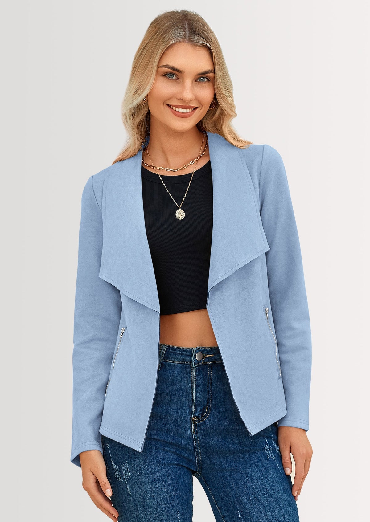Chaqueta corta de sintético