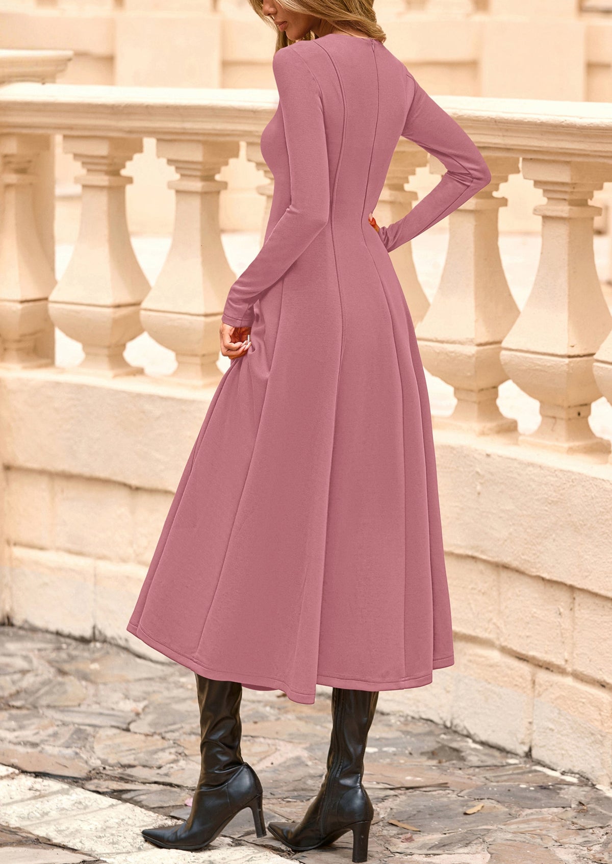 Vestido midi elegante