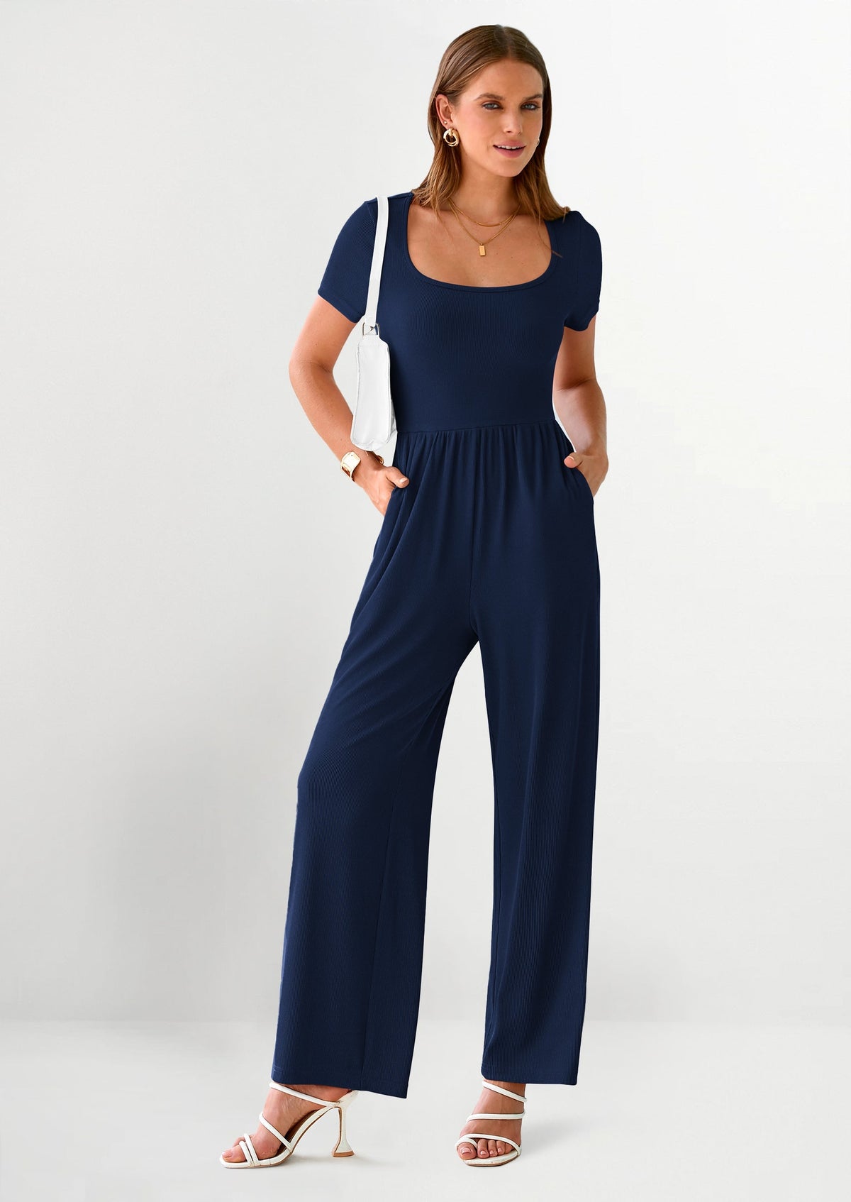 Mono de pierna ancha para mujer