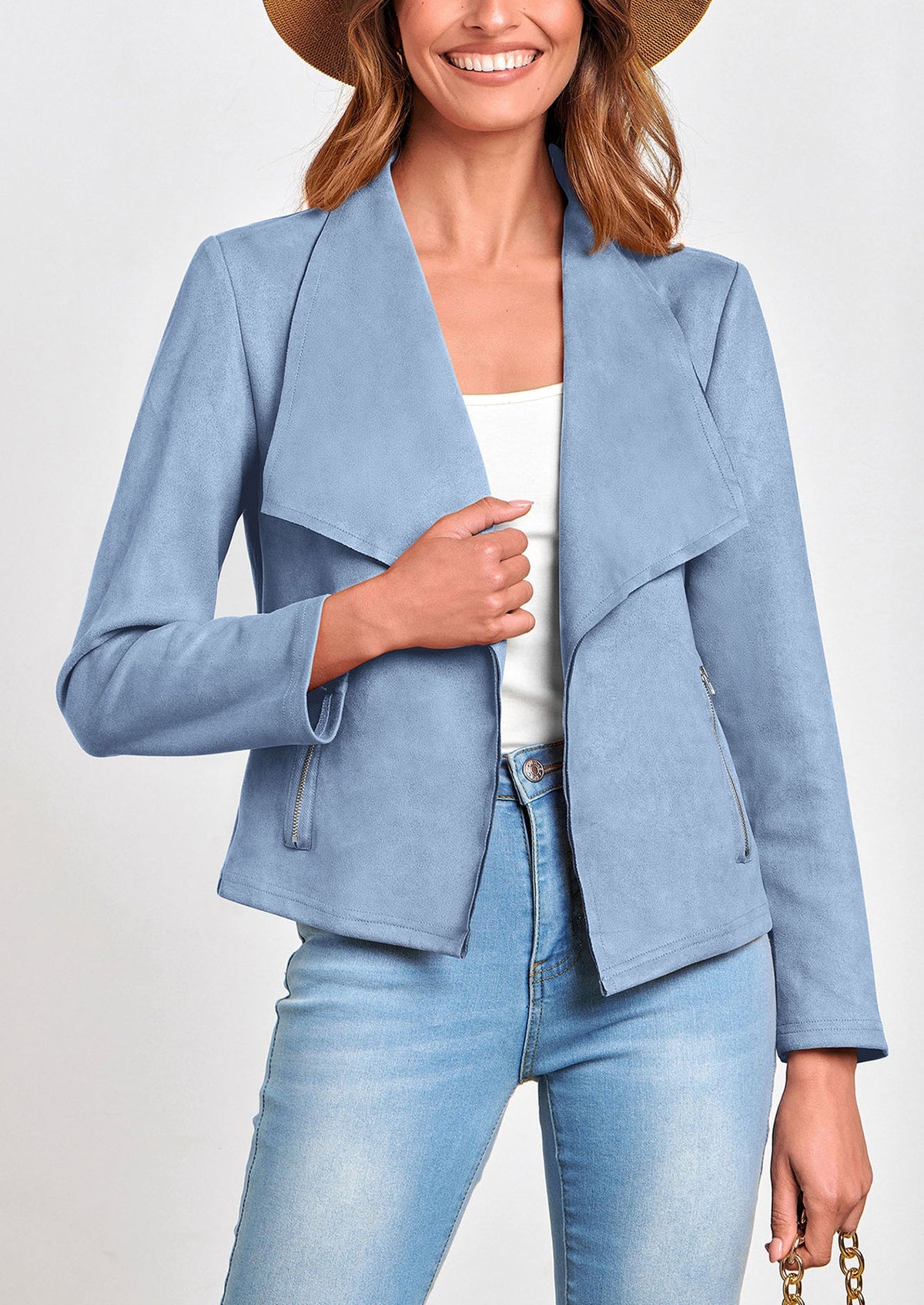 Chaqueta corta de sintético