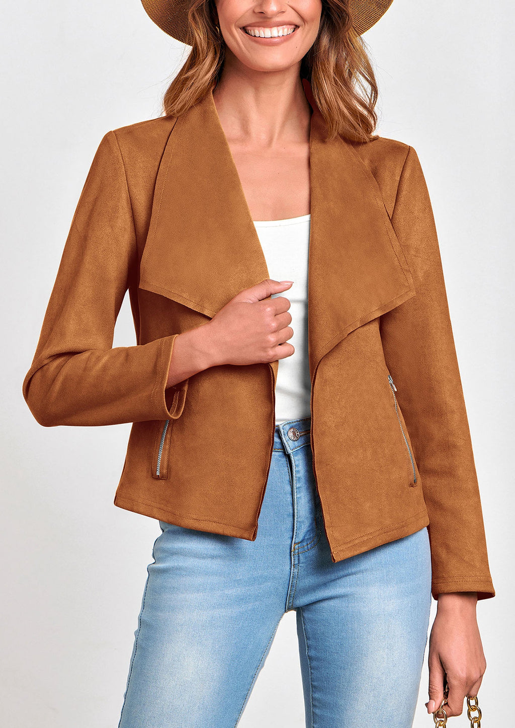 Chaqueta corta de sintético