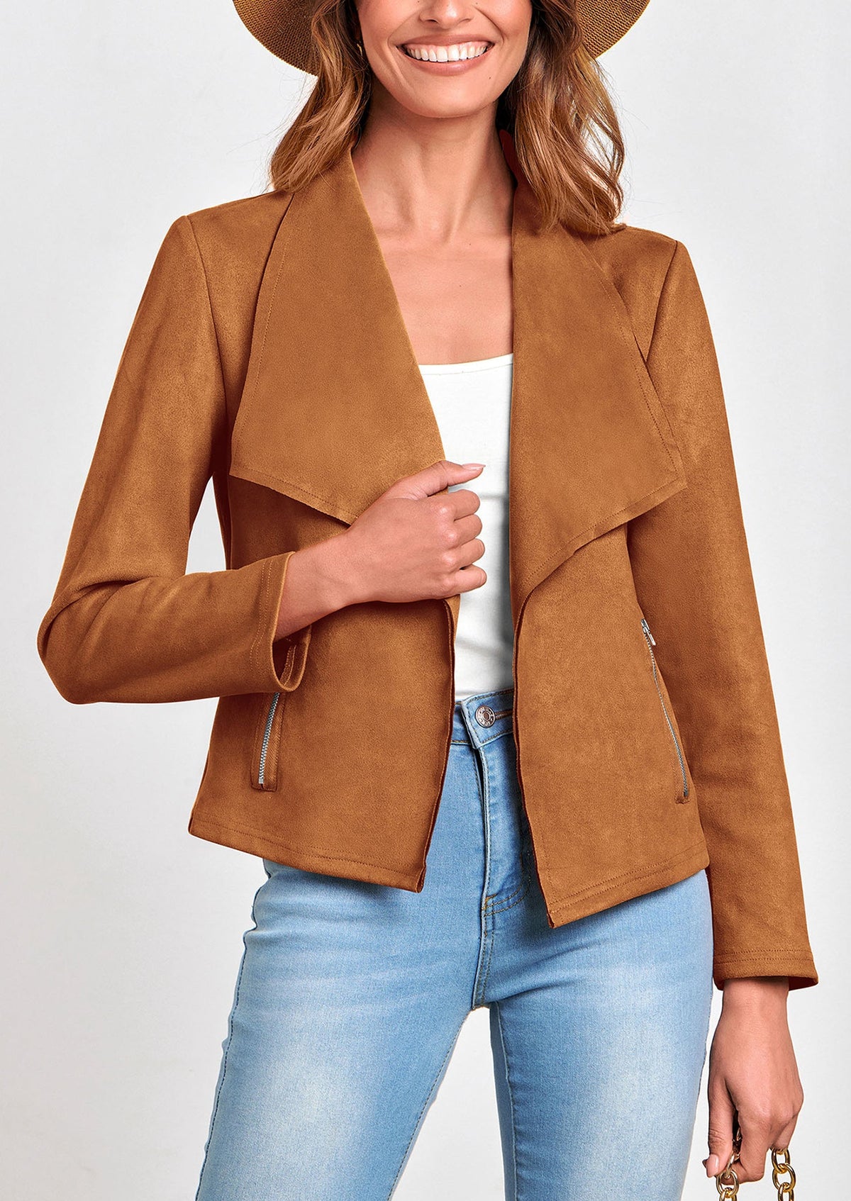 Chaqueta corta de sintético