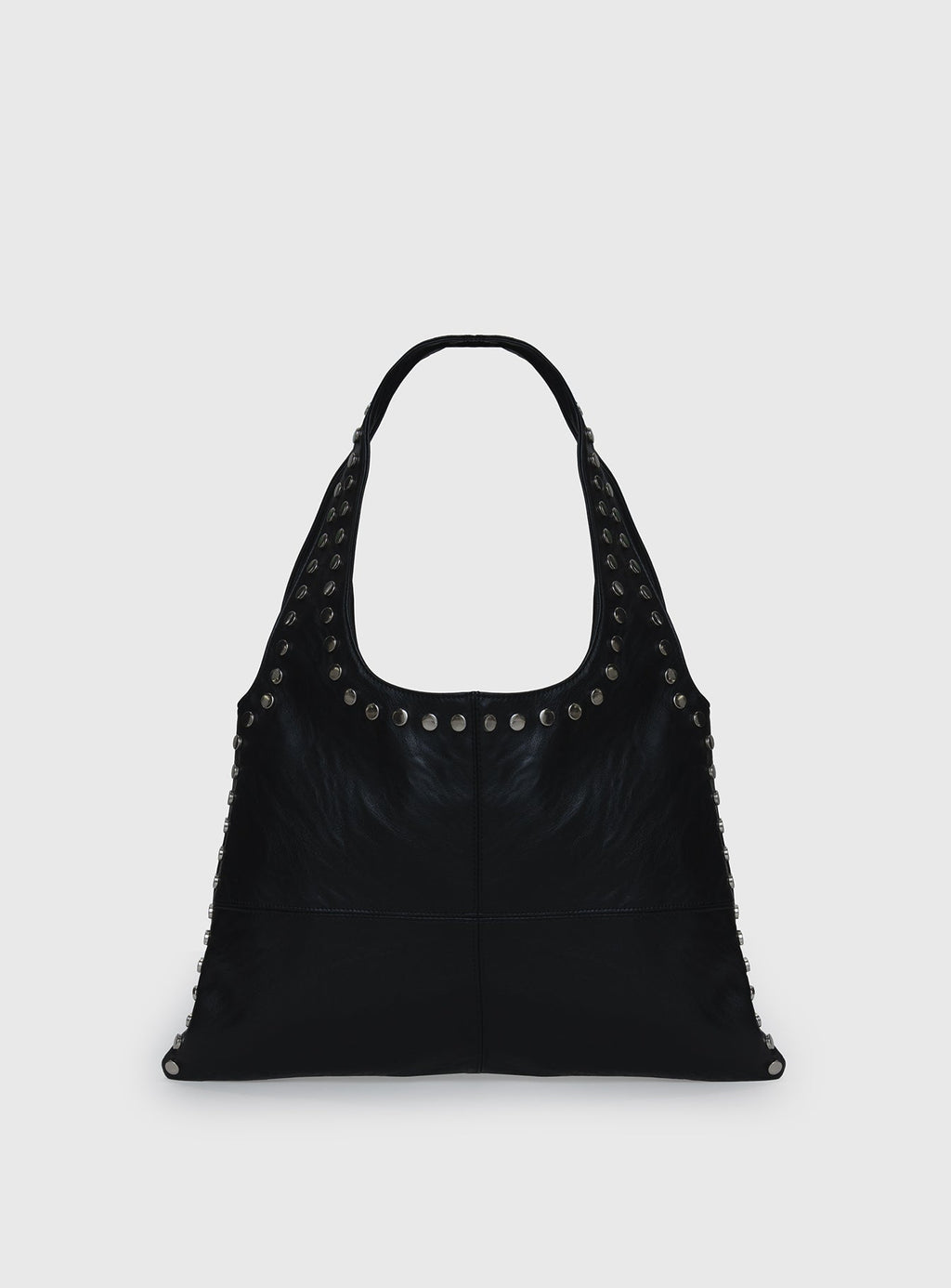 Bolso de mano con tachuelas