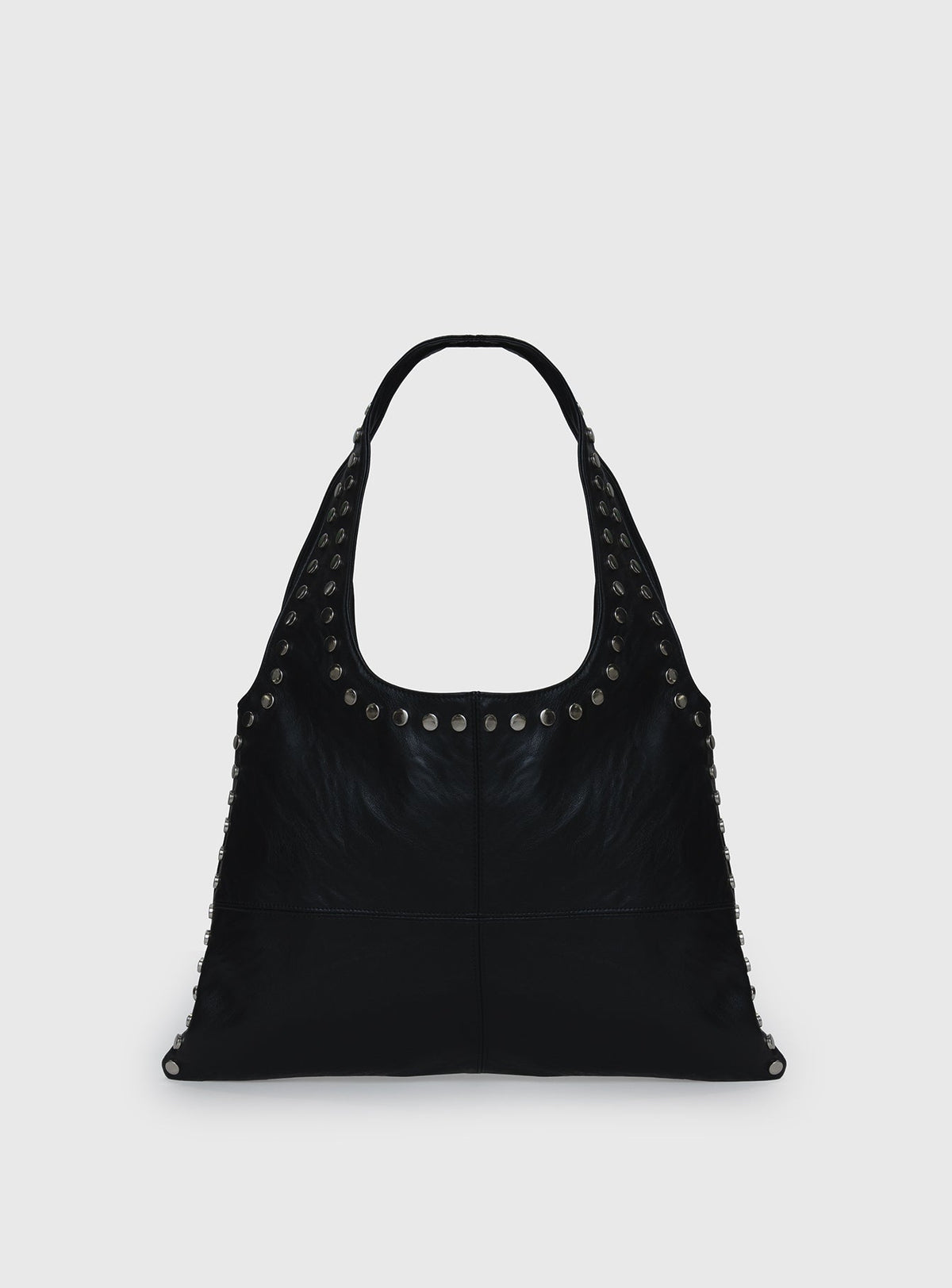 Bolso de mano con tachuelas
