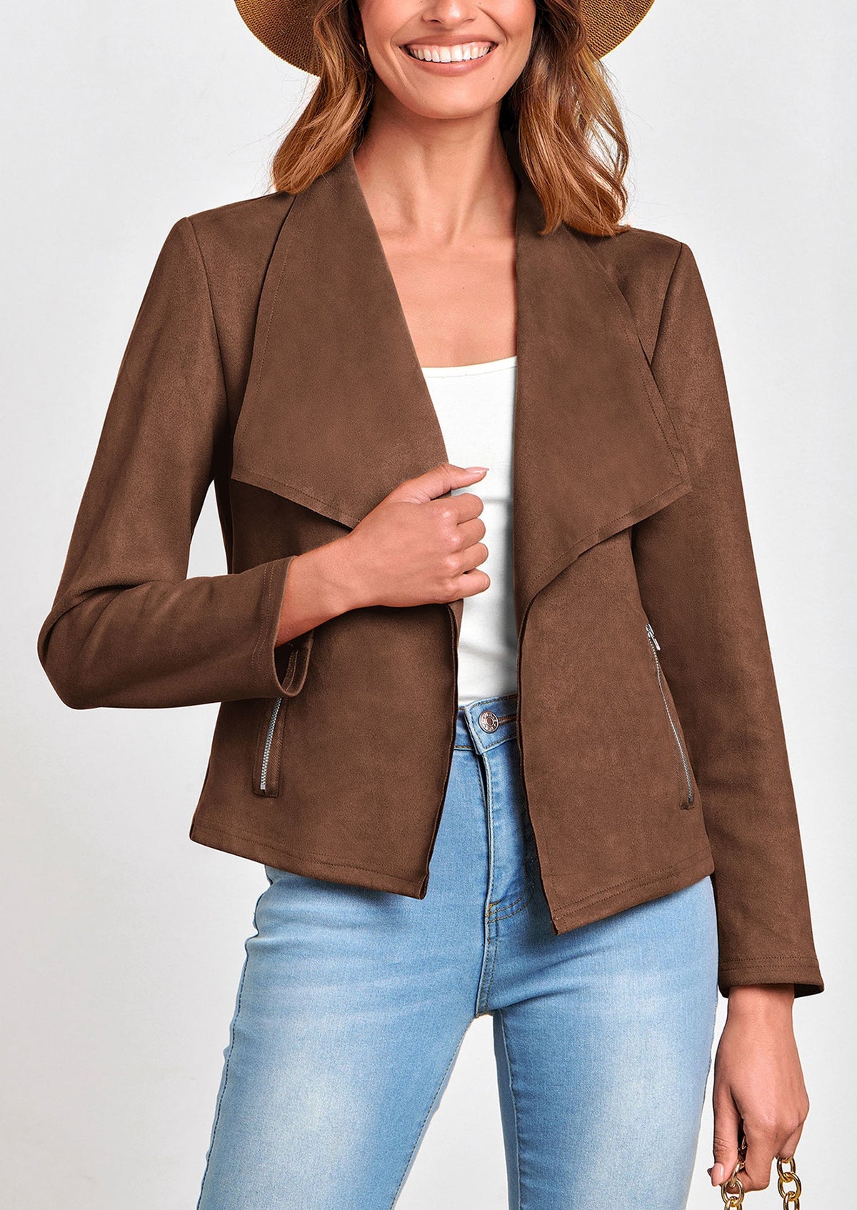Chaqueta corta de sintético