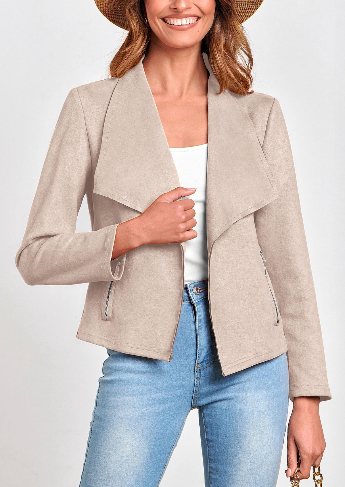 Chaqueta corta de sintético