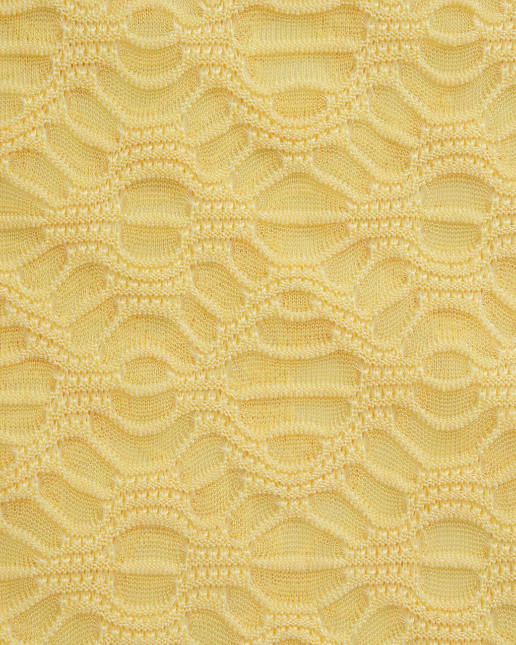 Conjunto de bikini jacquard texturizado amarillo sol