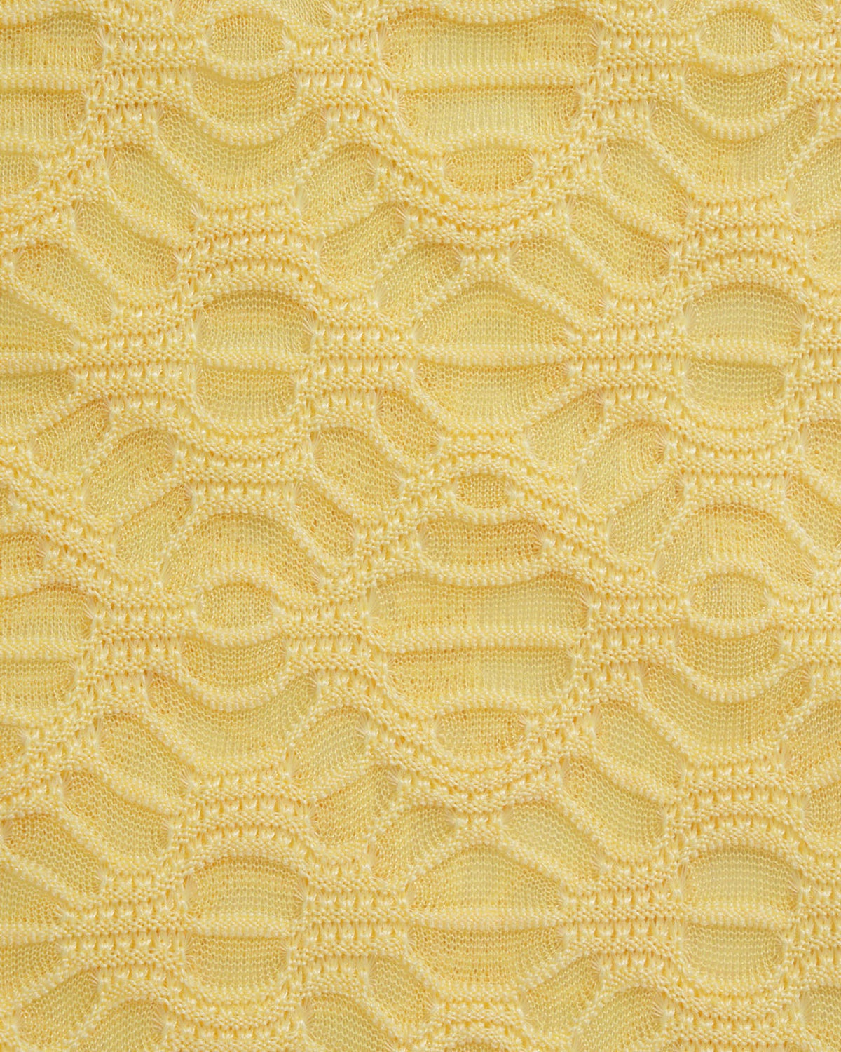 Conjunto de bikini jacquard texturizado amarillo sol