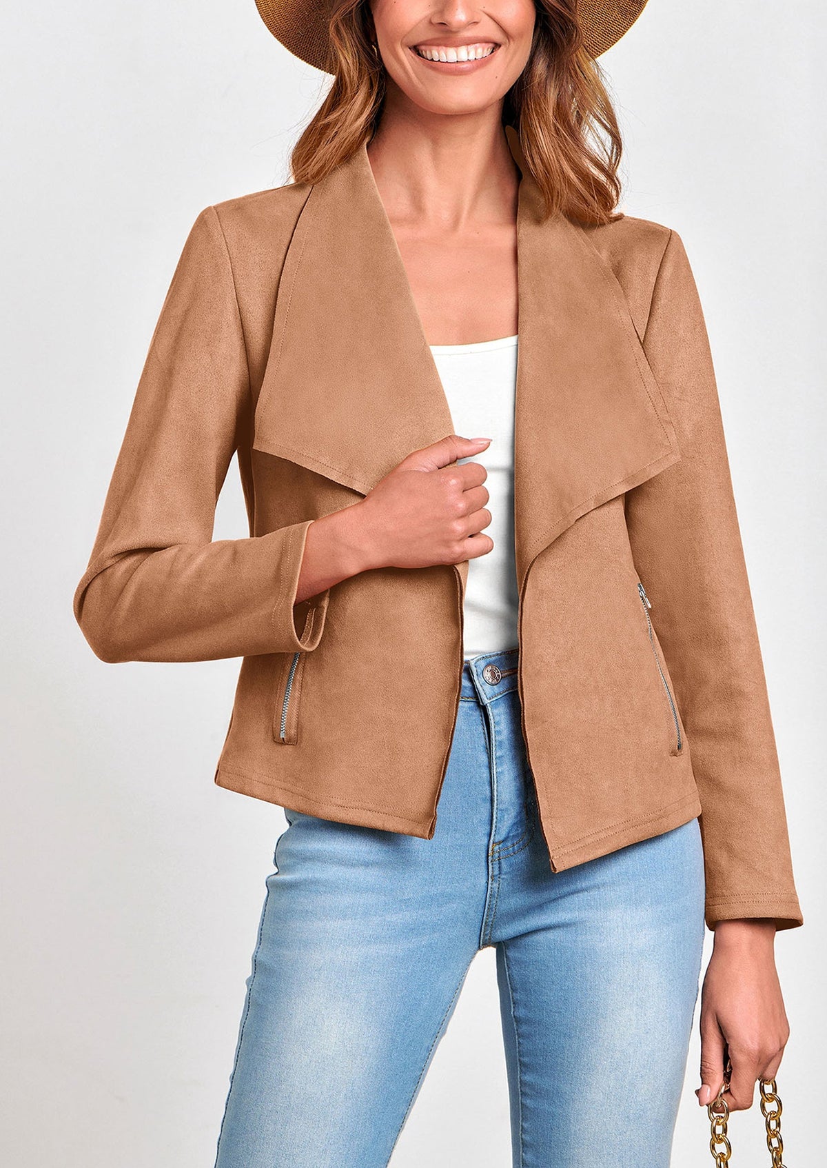 Chaqueta corta de sintético
