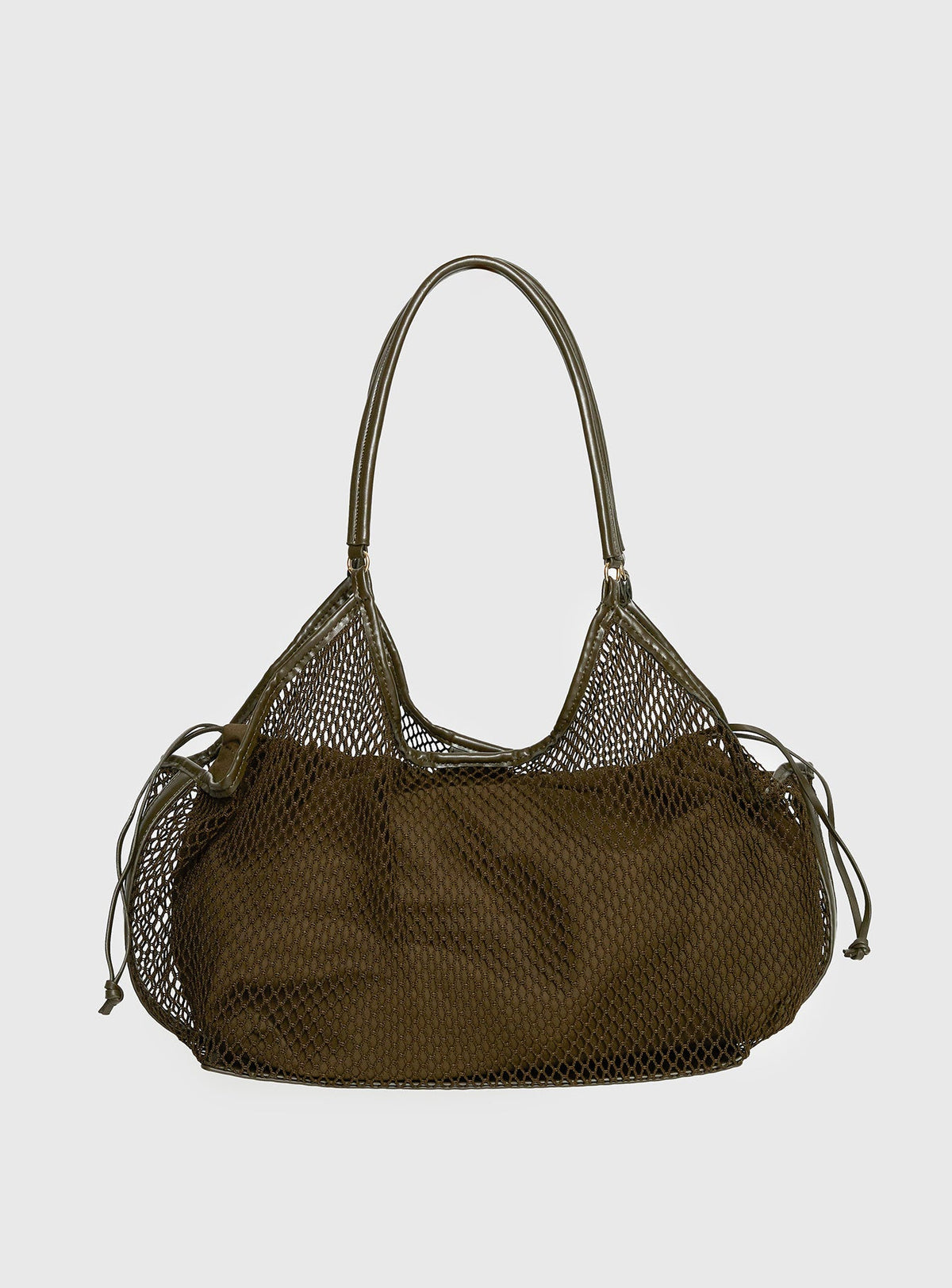 Bolso tote de malla caqui Isolda