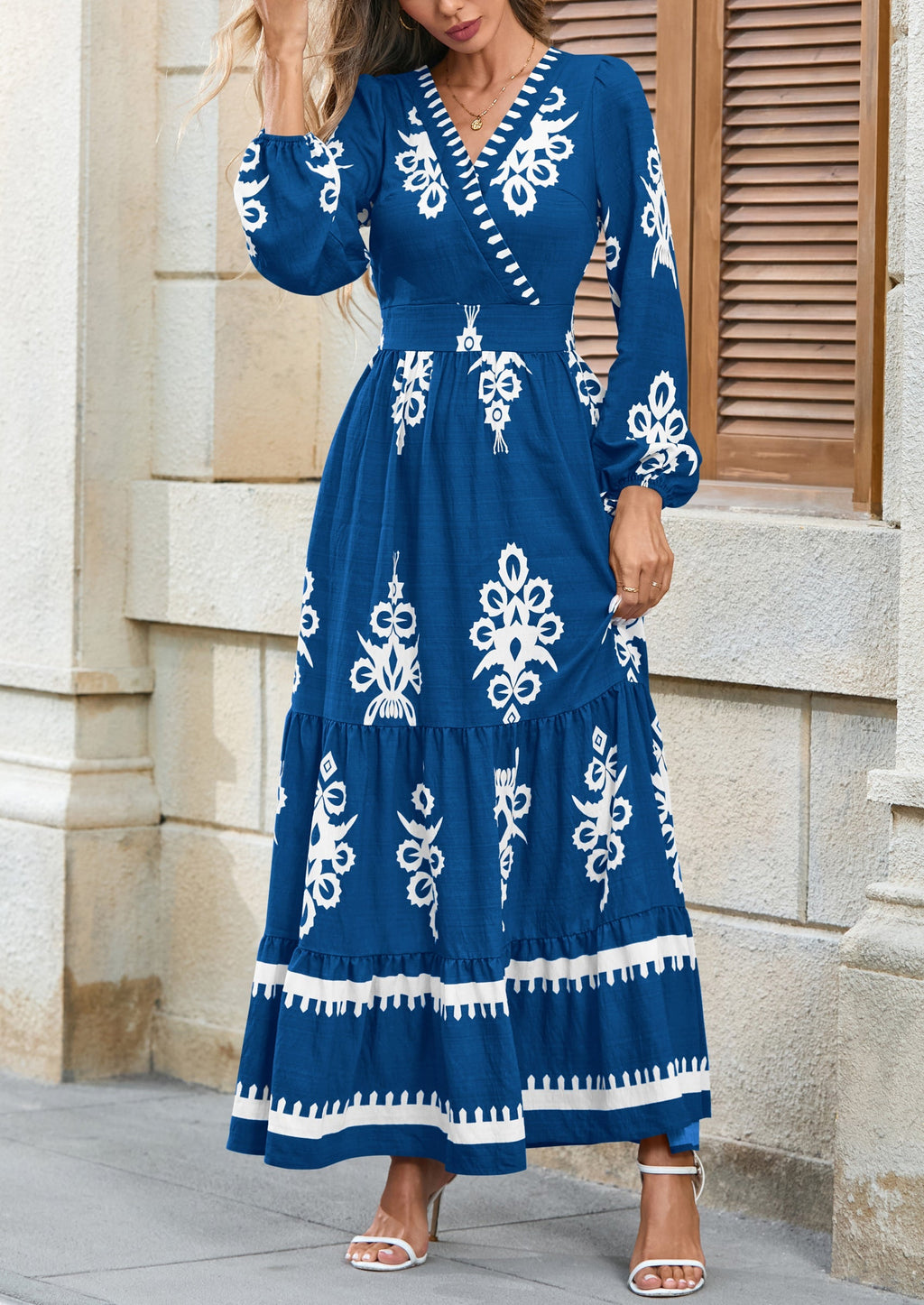 Vestido largo floral