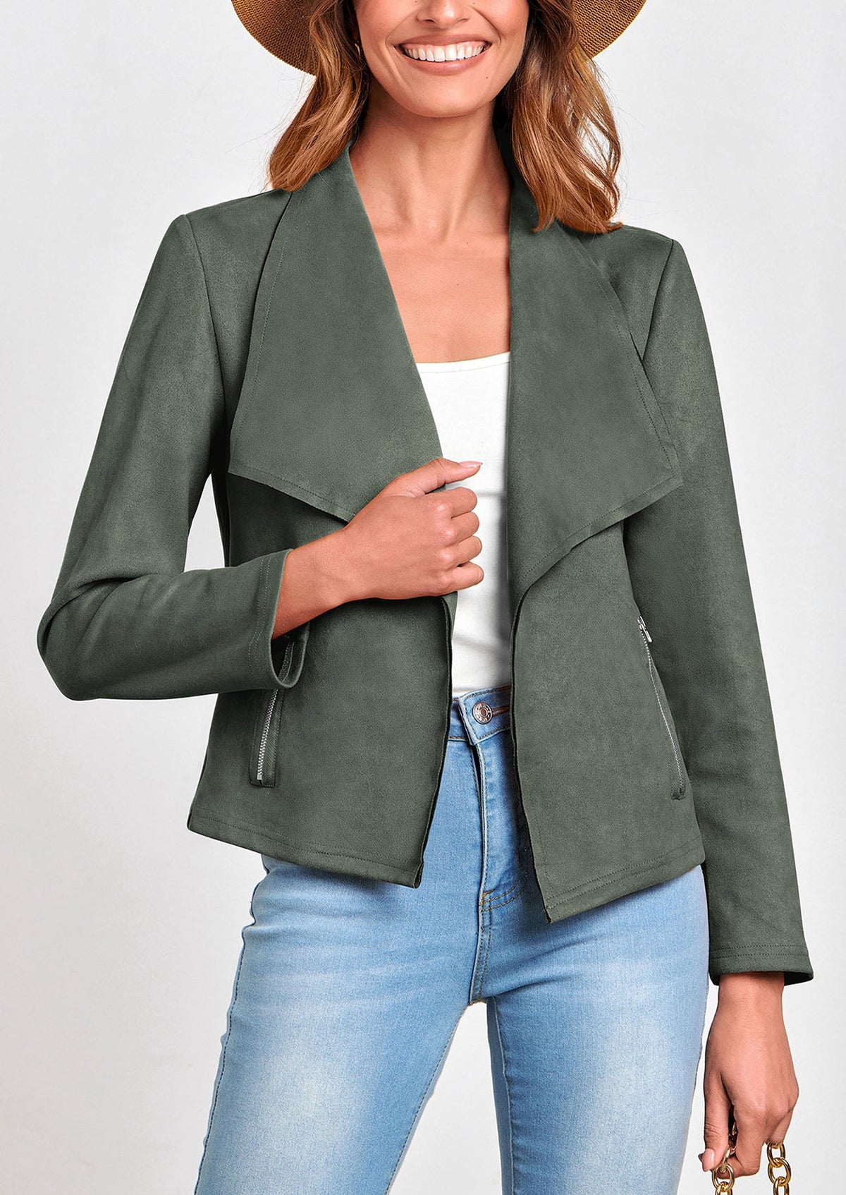 Chaqueta corta de sintético