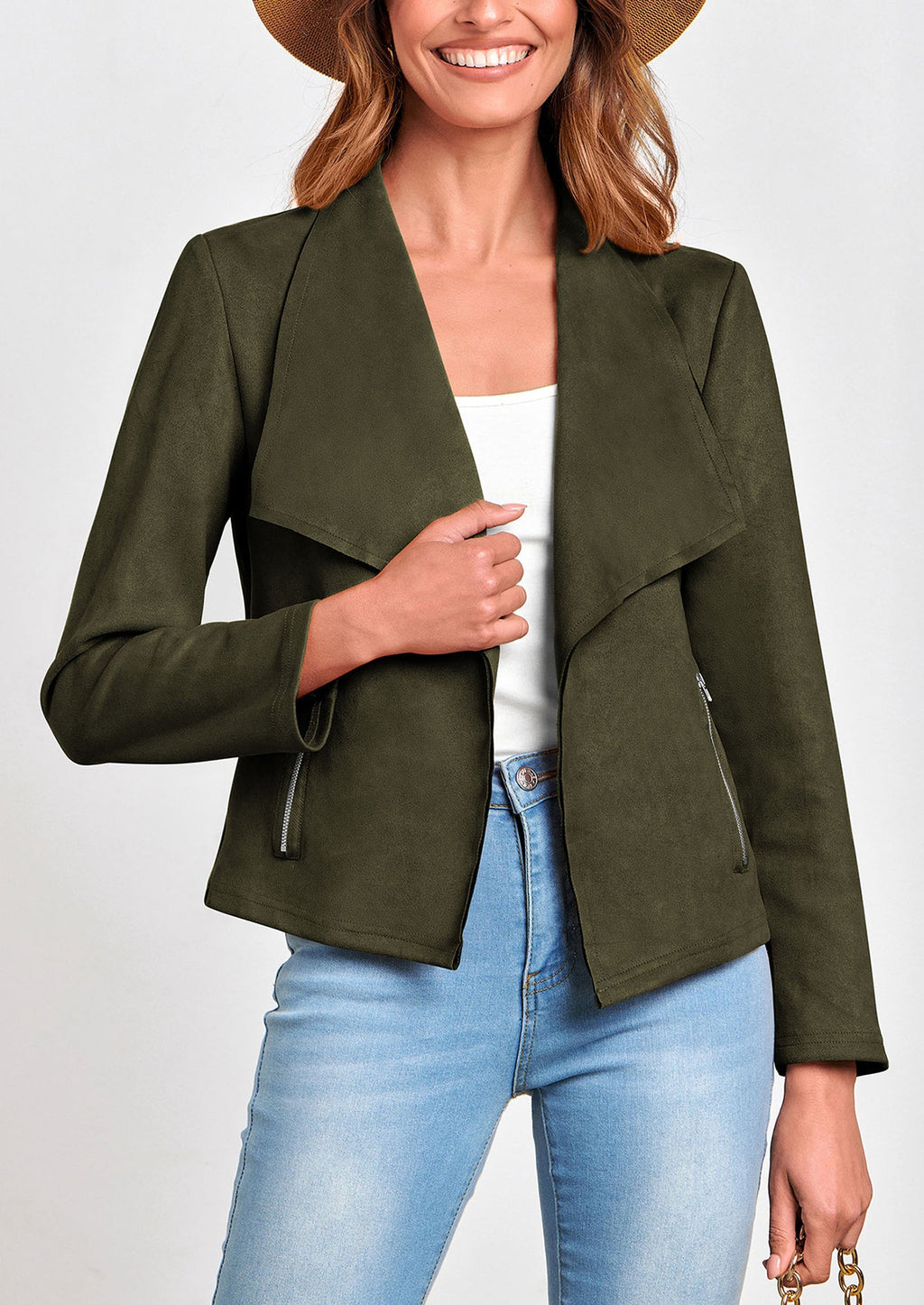 Chaqueta corta de sintético