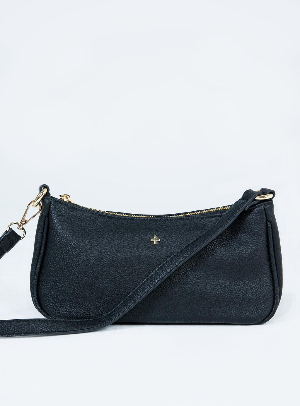 Bolso de cuero negro