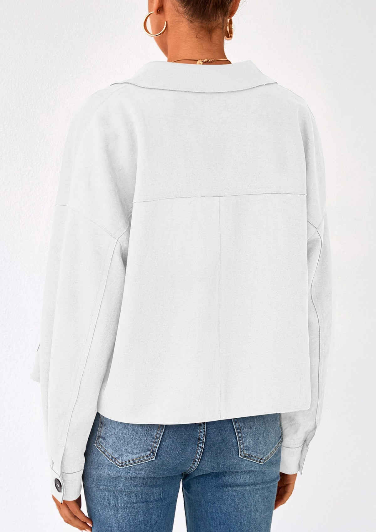 Chaqueta corta de gamuza