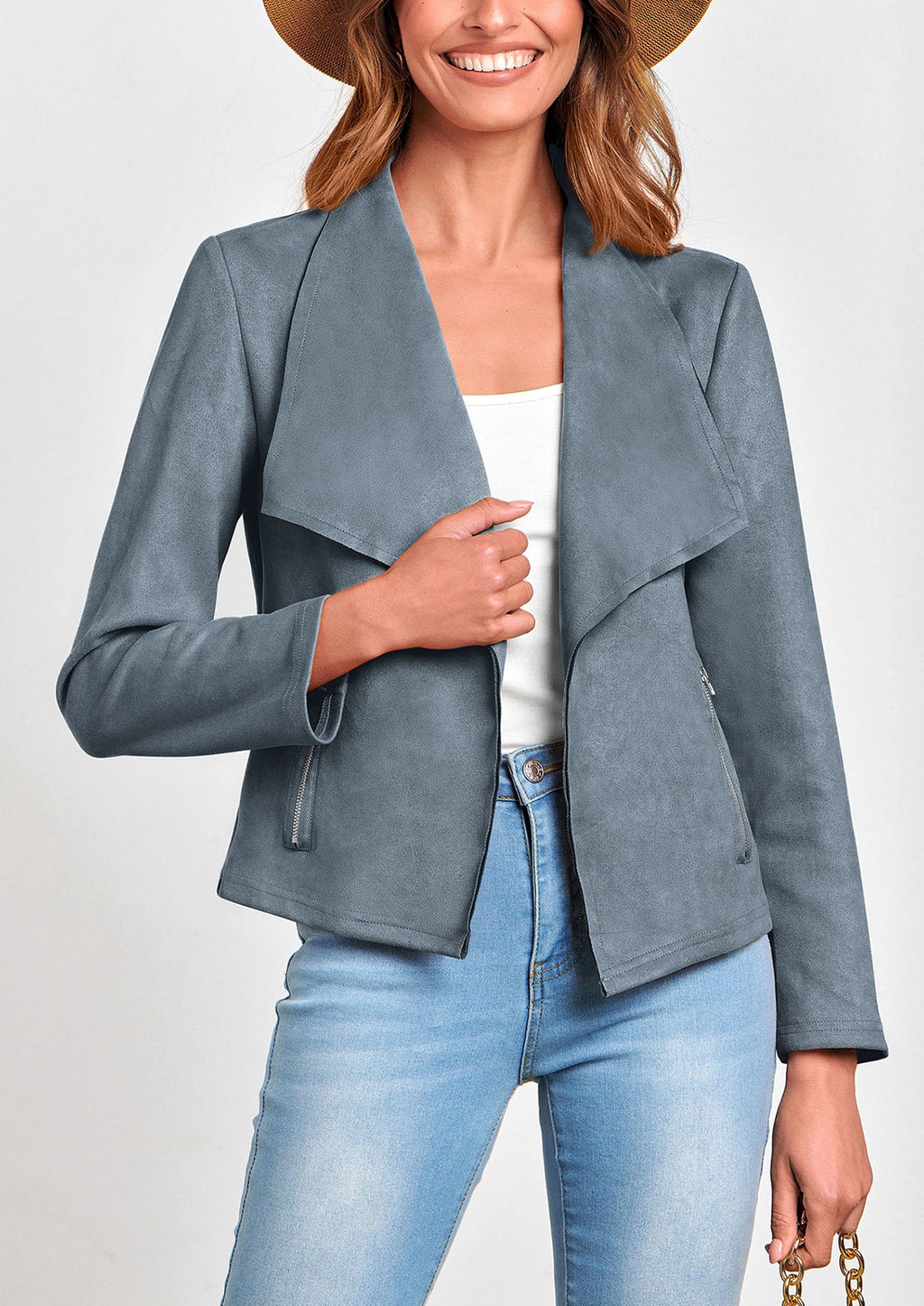 Chaqueta corta de sintético
