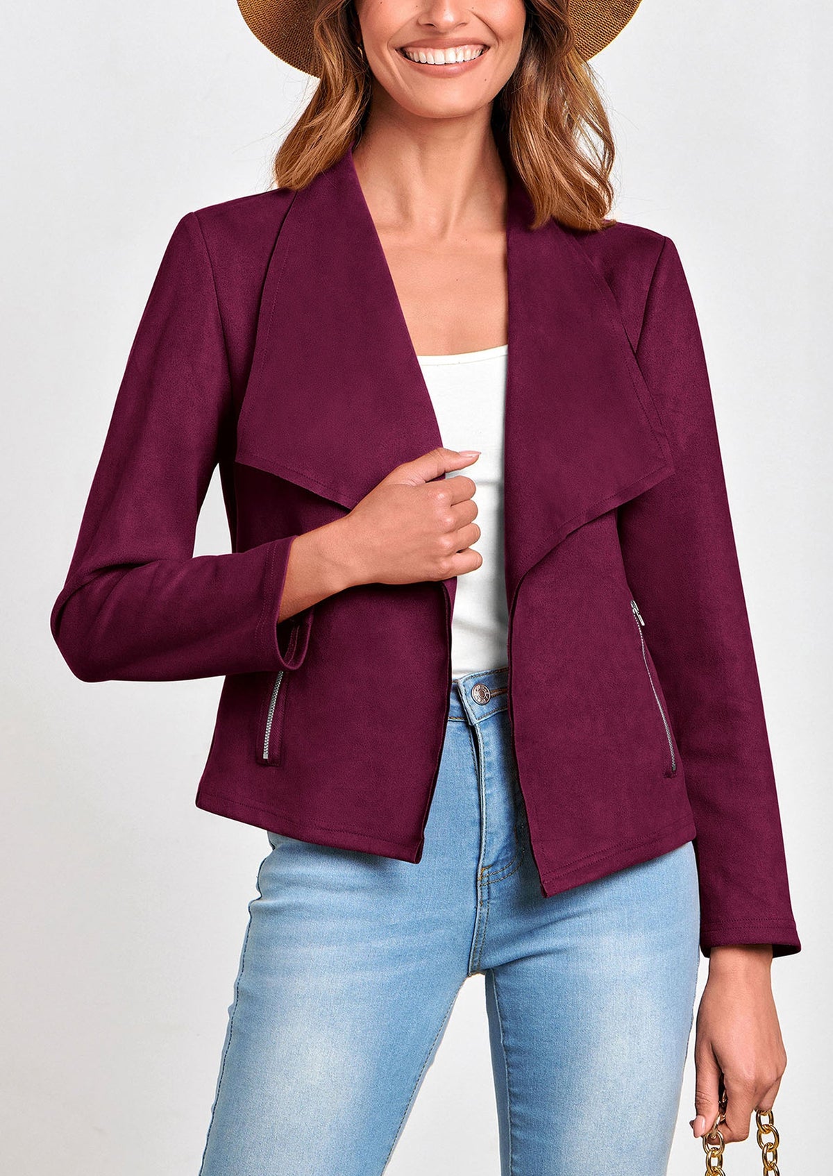 Chaqueta corta de sintético