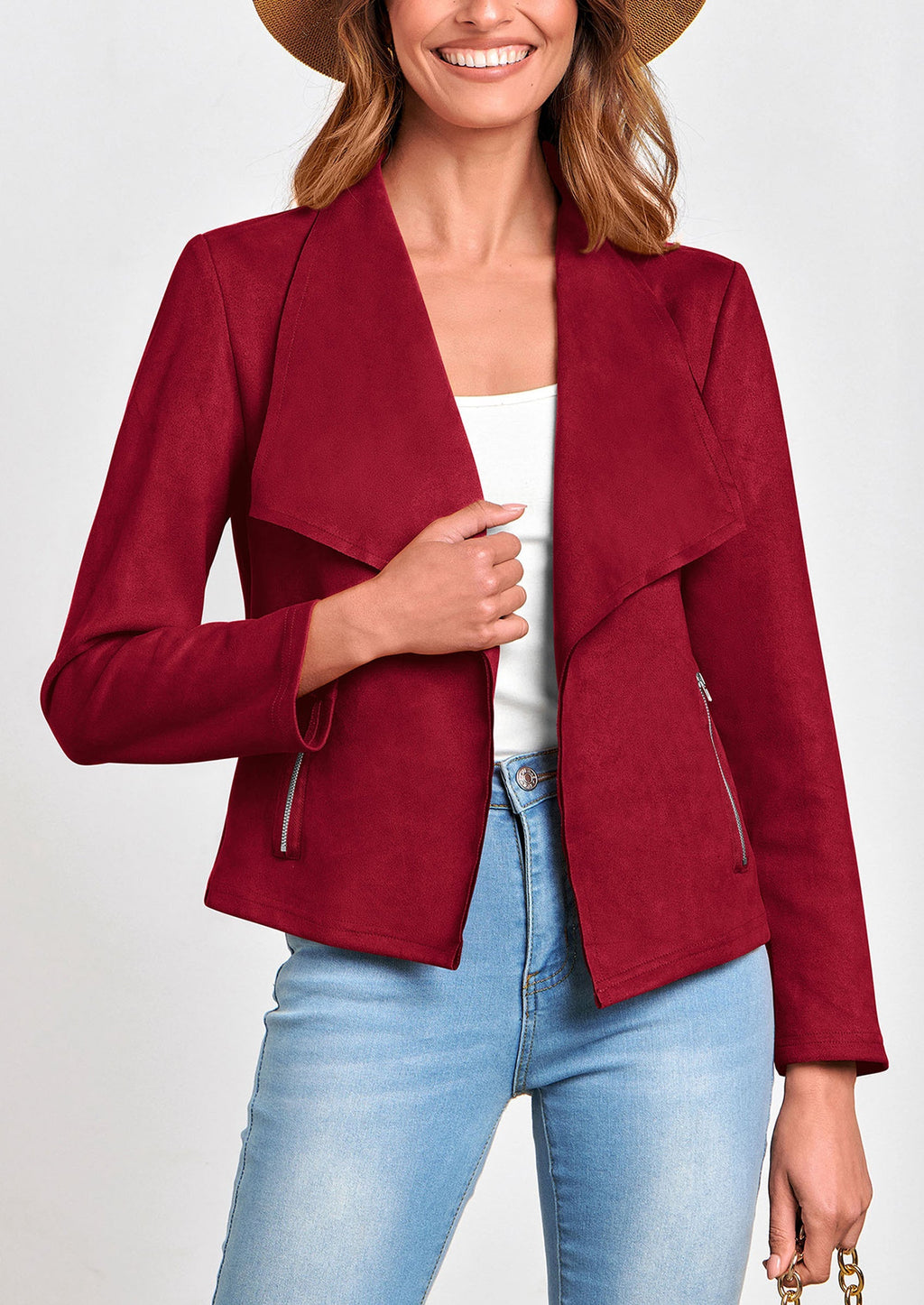 Chaqueta corta de sintético