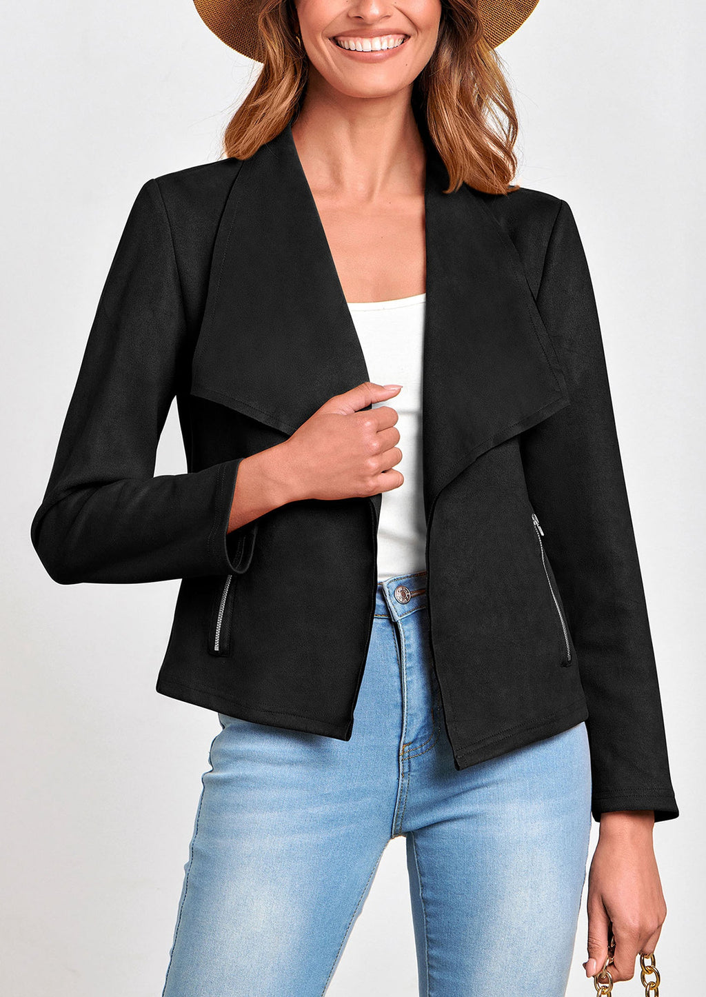 Chaqueta corta de sintético