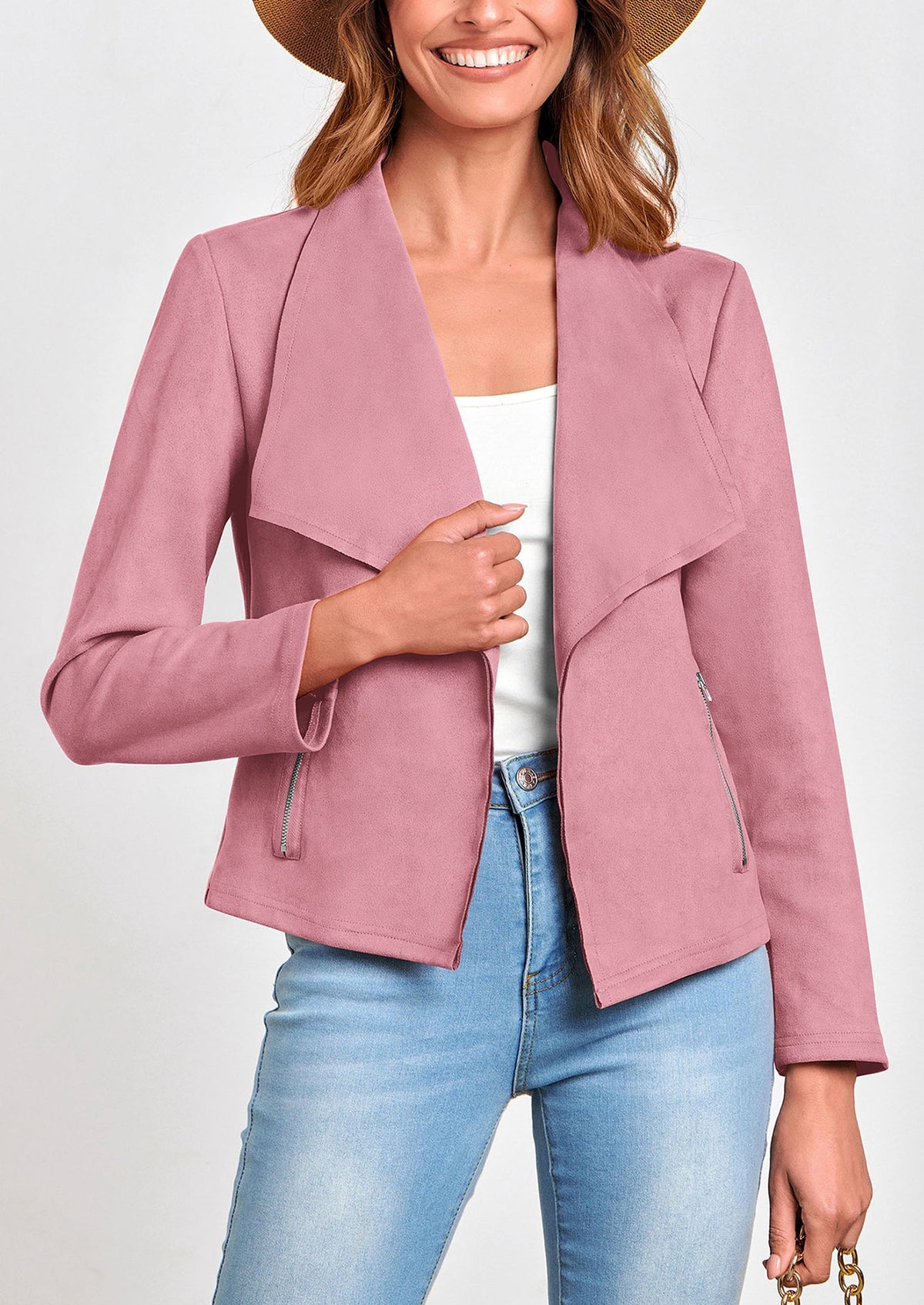 Chaqueta corta de sintético