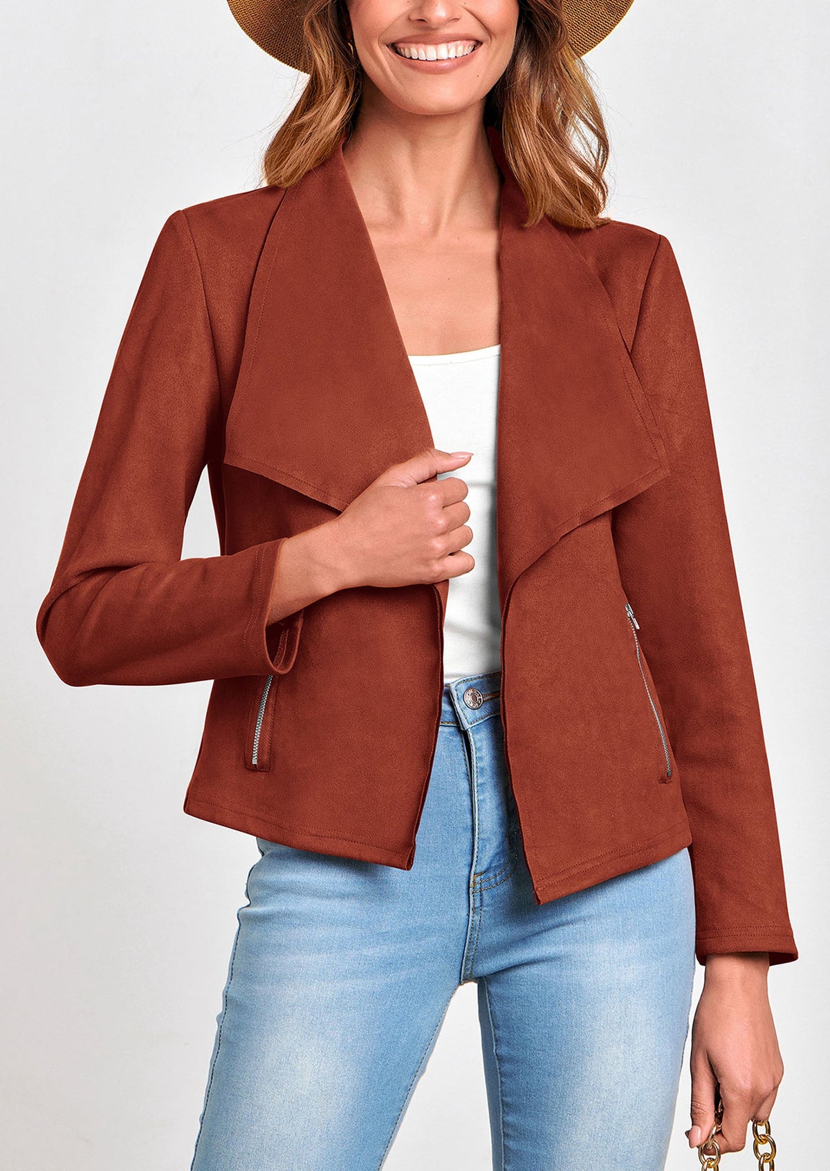 Chaqueta corta de sintético