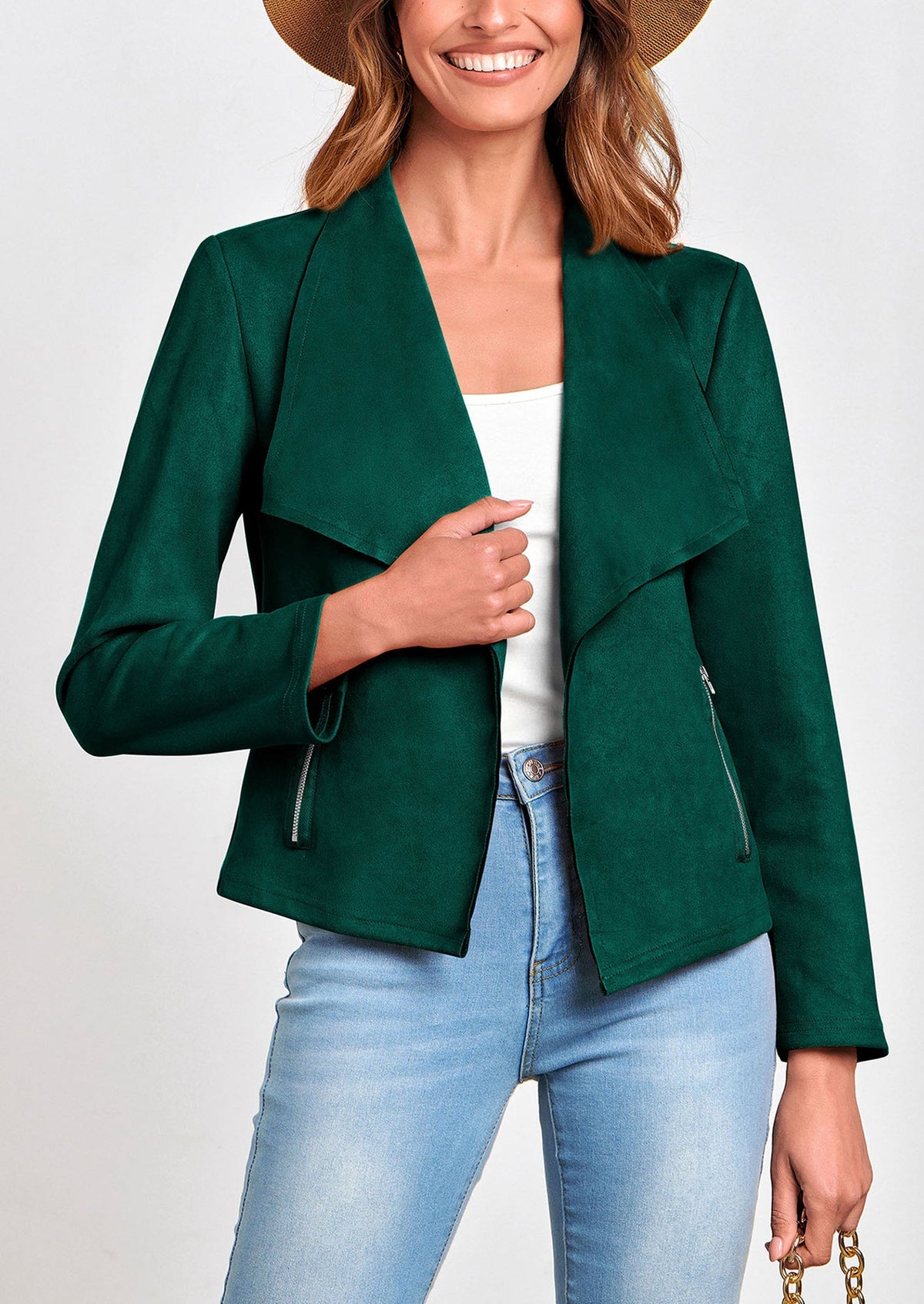 Chaqueta corta de sintético