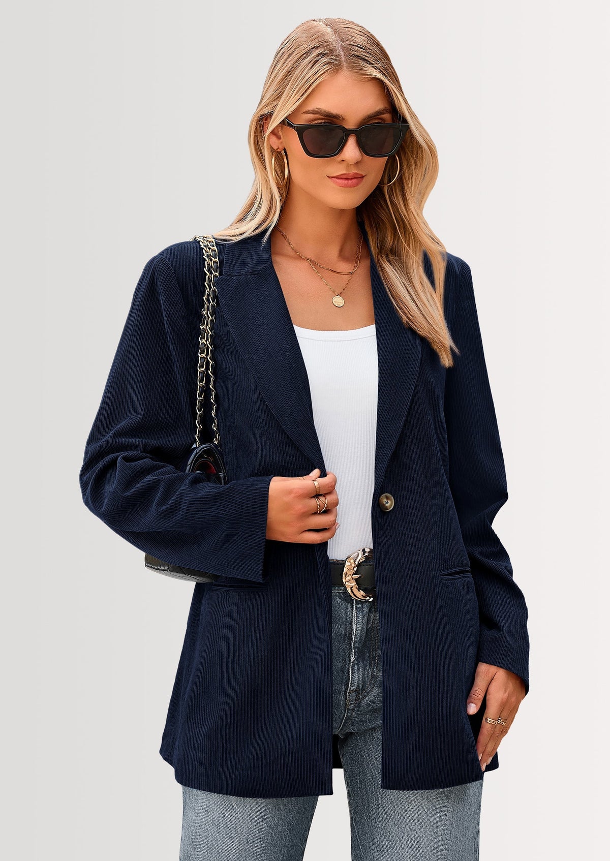 Blazer de pana de invierno