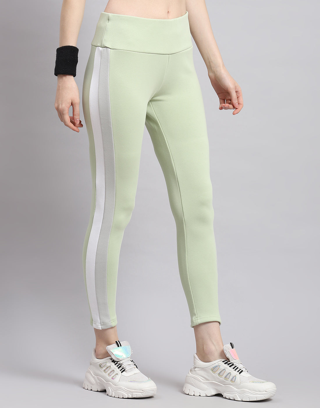 Leggings verdes de corte regular para mujer Rock.it