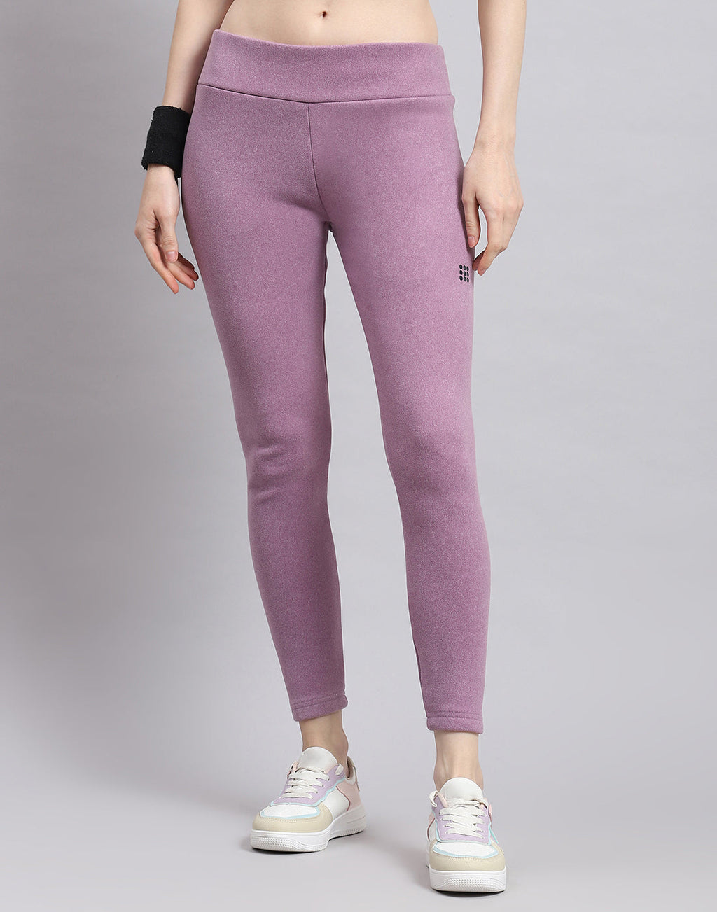 Leggings de corte regular para mujer Rock.it en color morado sólido
