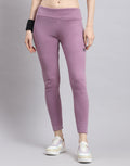 Leggings de corte regular para mujer Rock.it en color morado sólido