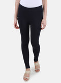 Leggings lisos azul marino para mujer