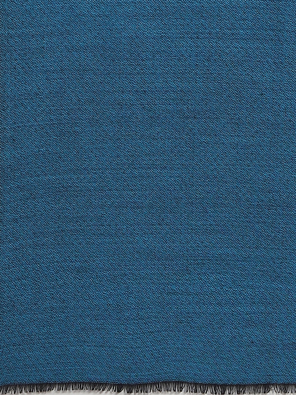Chal reversible azul liso para mujer